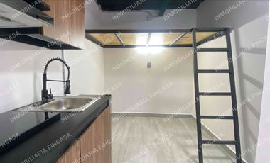 DEPARTAMENTO TIPO LOFT EN RENTA CERCA DE VIVEROS DE COYOACAN