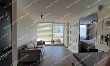 Arriendo departamento amoblado con estacionamiento en la Reina