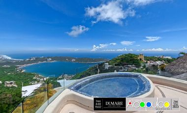Casa en venta, 7 recámaras, hermosa vista, La Cima, Acapulco