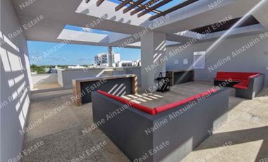SE RENTA DEPARTAMENTO DE 1 RECÁMARA EN RESIDENCIAL ARBOLADA CANCÚN, AMENIDADES, SEGURODAD 24 HORAS. SOBRE AVENIDA HUAYACAN.