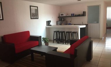 RENTA DEPARTAMENTO AMUEBLADO JUNTO A UDLAP, SIN AVAL, SIN PÓLIZA, CON SERVICIOS, WI-FI, VIGILANCIA, GAS, LIMPIEZA DEL DEPARTAMENTO