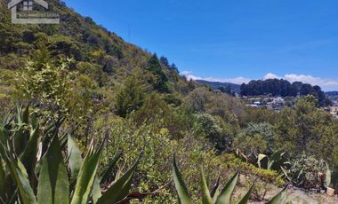 TERRENO CON MUY BONITA VISTA EN MINERAL DEL MONTE PUEBLO MÁGICO.