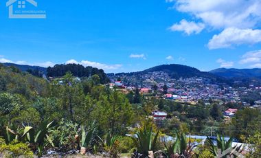 TERRENO CON MUY BONITA VISTA EN MINERAL DEL MONTE PUEBLO MÁGICO.
