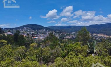 TERRENO CON MUY BONITA VISTA EN MINERAL DEL MONTE PUEBLO MÁGICO.