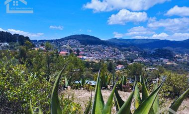 TERRENO CON MUY BONITA VISTA EN MINERAL DEL MONTE PUEBLO MÁGICO.