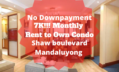 Zeron Downpayment 7K Monthly Rent to Own Condo in Paddington Place Shaw blvd Mandaluyong