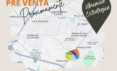 NUEVA PRE VENTA CERCA DEL CERRO DEL TESORO, A 1 CUADRA DEL TREN LIGERO