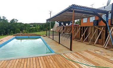 Parcela Chancoyan Casa, Piscina , Tinaja