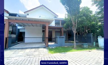 Dijual Rumah Graha Natura Surabaya Sambikerep Semi Furnished 1 Lantai dkt Citraland Gwalk