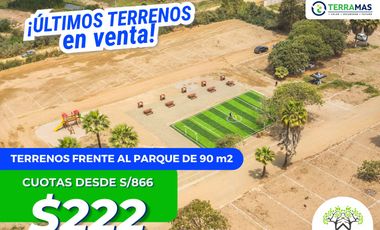 Terrenos exclusivos - frente al parque