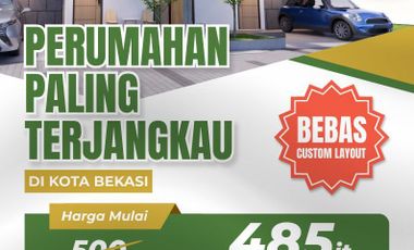 RUMAH DIJUAL MURAH 2 LANTAI DI CIMUNING MUSTIKA JAYA BEKASI TIMUR DIJUAL