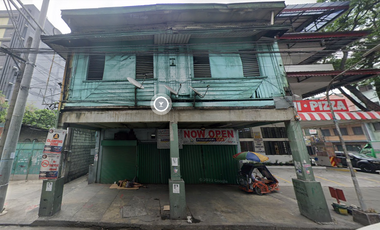 Commercial Lot with Old Building For Sale in Santa Cruz, Manila