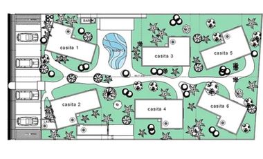 Hotelito 6 villas en venta ideal para inversión