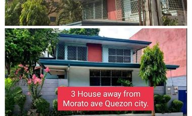 PRIME LOCATION! HOUSE AND LOT FOR SALE NEAR COMMERCIAL AREAS IN MORATO AVE QC