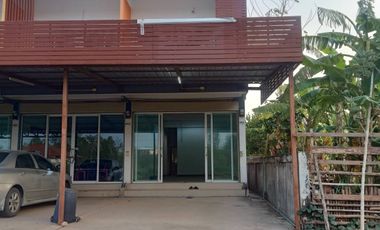 Shophouse sale, commercial building, 2floors, 41Wa., 1bed, 2bath, 2.8MB, Mueang District, Chaiyaphum