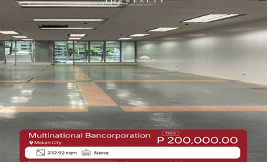 Office Space for Rent in Makati, 232.92sqm Spqce in Multinational Bancorporation Centre along Ayala Avenue