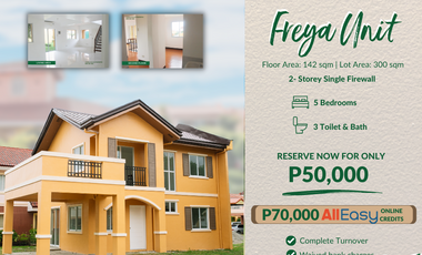 5 Bedroom House and lot for sale in Camella Davao Buhangin, Davao City