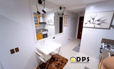 Fully Furnished One-bedroom with balcony in for RENT or ASSUME plus mortgage Linmarr Towers Davao City.