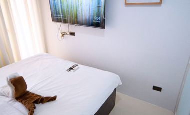 Fully Furnished One-bedroom with balcony in for RENT or ASSUME plus mortgage Linmarr Towers Davao City.