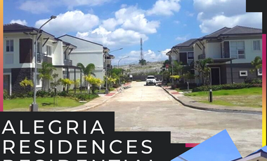 Residential Lot For Sale 165sqm. in Alegria Residences Marilao Bulacan