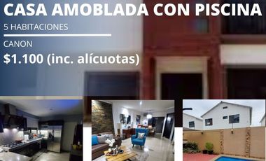 ALQUILER DE CASA AMOBLADA MÁS SUITE EN NAPOLI