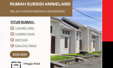Annieland Rumah Modern Minimalis Subsidi Cicilan Flat 900 Ribuan
