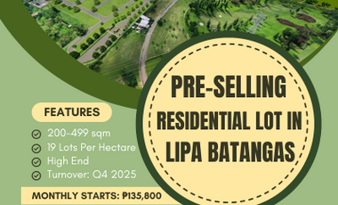 Residential Lot for Sale in Lipa, Batangas (South Palmgrove)