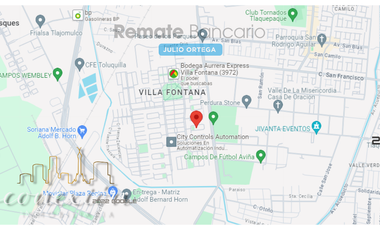CASA EN REMATE BANCARIO VILLA FONTANA SAN PEDRO TLAQUEPAQUE