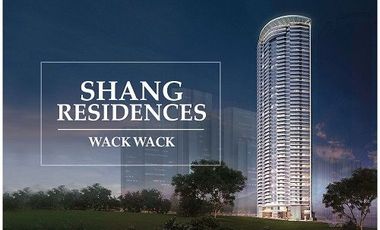 3 Bedroom Golf Course View in Shang Residences Wack Wack - near Schools, Malls and Hospitals