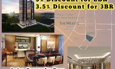 WESTIN HOTEL 1BR CONDO ACROSS SM MEGAMALL AND SAN MIGUEL MANDALUYONG