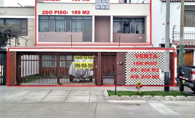 DEPARTAMENTO EN 2DO PISO + AIRES (189+189 M2) CON COCHERA $ 1,125.00/m2