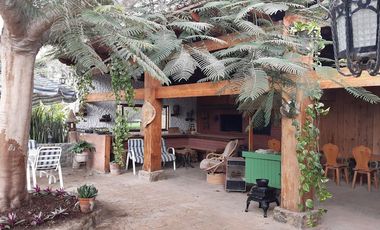 Fundo con casa de canpo y gran area verde en Pachacamac