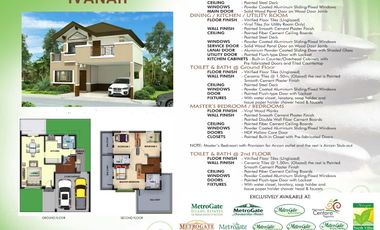 The 2-Storey House for Sale in Metrogate Silang Estates via CALAX