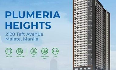 50% OFF Rush Pasalo Affordable Condominium in Malate manila near LRT Quirino, De la salle university (Vista Plumeria)