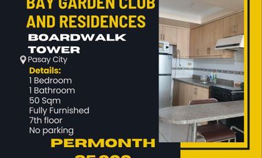 Spacious 1 Bedroom in Bay Garden Club and Residences for Rent
