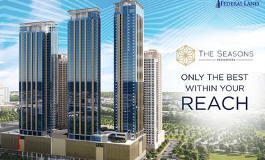 Preselling 2 Bedroom condo for sale in The Seasons Residences BGC Taguig near British School