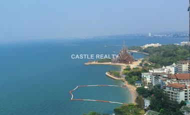 Condo 2 bedrooms For Sale size 62 sqm. sea view at The Palm Wongamat Beach Naklua, Pattaya.