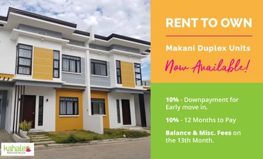 LEASE TO OWN PROPERTY 3-duplex house for sale in Kahale Residences Minglanilla Cebu