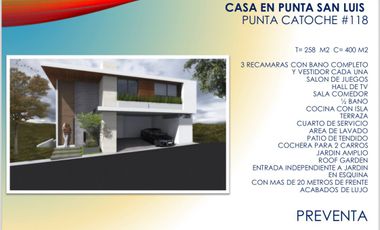 Casa en venta en Residencial  Punta San Luis