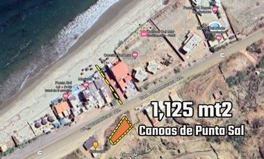 Terreno en venta en Canoas de Punta Sal , Tumbes de 1125 m2