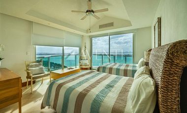 Departamento amueblado en Renta, Bay View Grand Condos, Zona Hotelera Cancún Quintana Roo.