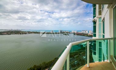Departamento amueblado en Renta, Bay View Grand Condos, Zona Hotelera Cancún Quintana Roo.