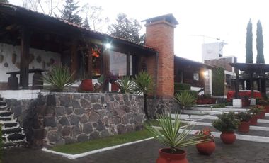 TERRENO CON CABALLERIZAS Y CABAÑA EN VENTA, SAN FRANCISCO TLALCILALCALPAN