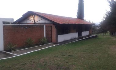 TERRENO CON CABALLERIZAS Y CABAÑA EN VENTA, SAN FRANCISCO TLALCILALCALPAN