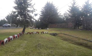 TERRENO CON CABALLERIZAS Y CABAÑA EN VENTA, SAN FRANCISCO TLALCILALCALPAN