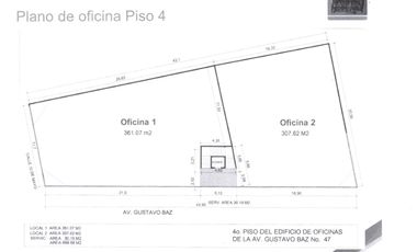 Oficina en Renta, Naucalpan de Juárez, a 5 minutos de Ciudad Satélite