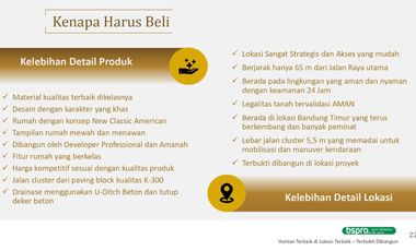 Rumah Clav Arcamanik-Antapani, Baru 2 LANTAI Murah, Cisaranten Kulon Kota Bandung Timur, Jual Dijual