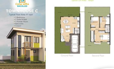 Casa Mira Bacolod Townhouse C End Unit