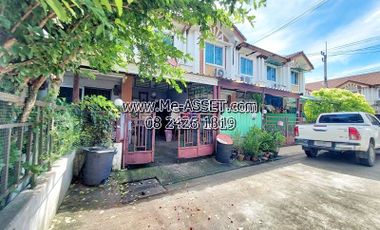 Townhouse for sale, corner house, Ploen Phet, Krathum Lom, Bang Krathuek, Phetkasem, Phutthamonthon Sai 4 areas: Pruksa Ville Village 10: 2 floors, 26.6 sq m: CODE NN-91291
