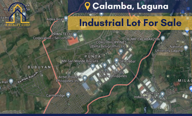 Industrial Lot For Sale in Calamba, Laguna